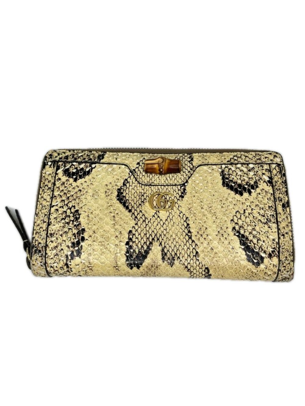 Gucci Bamboo Diana Continental Wallet Ivory